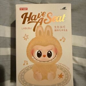 Pop Mart Authentic Labubu 'Have A Seat' Blind box with dust bag, card and COA
